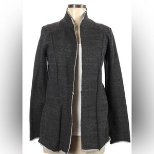 Romeo & Juliet Couture Dark Gray Open Blazer
